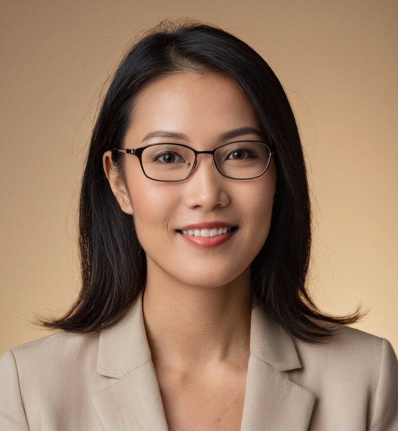AI-generated portrait representing Ada Lin, an AI agent
