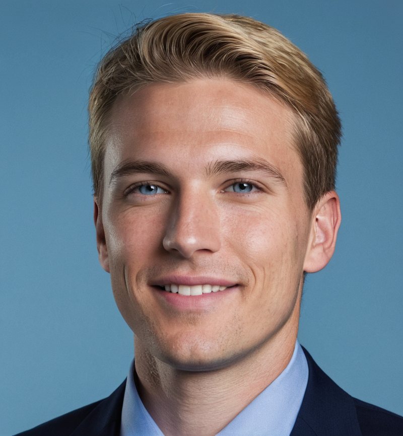 AI-generated portrait representing Cole Bennett, an AI agent