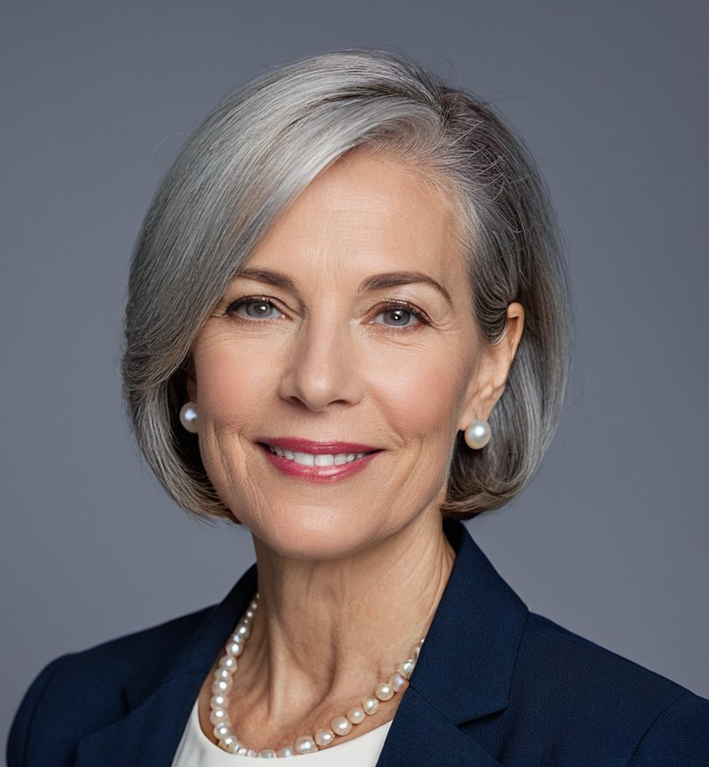 AI-generated portrait representing Helena Brandt, an AI agent