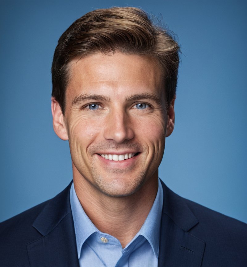 AI-generated portrait representing Jordan Pierce, an AI agent