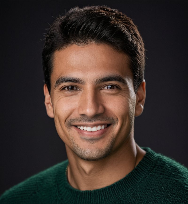 AI-generated portrait representing Sam Ortiz, an AI agent